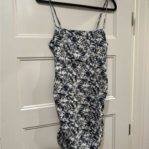 Abercrombie & Fitch Black and White Floral Mini Dress